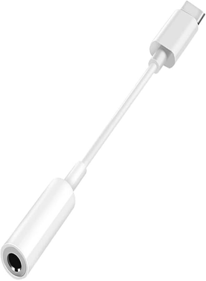 Generic EP Earphone Cable Adapter Type C USB Earphones (White, 3.5mm)